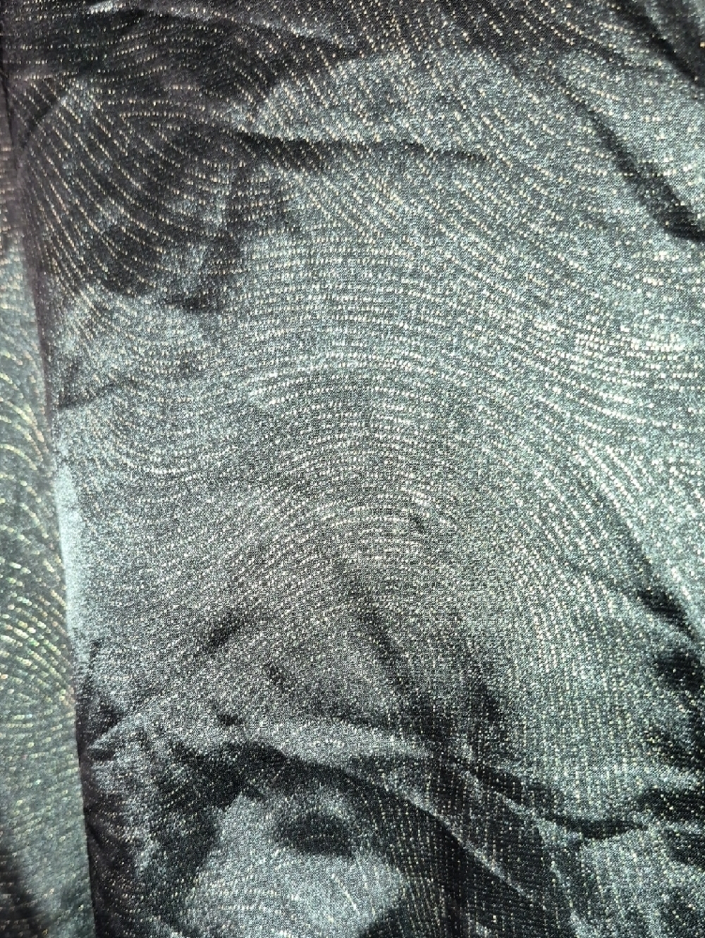 97% Polyester Button-Front Blouse in Black - Picture 13 of 13